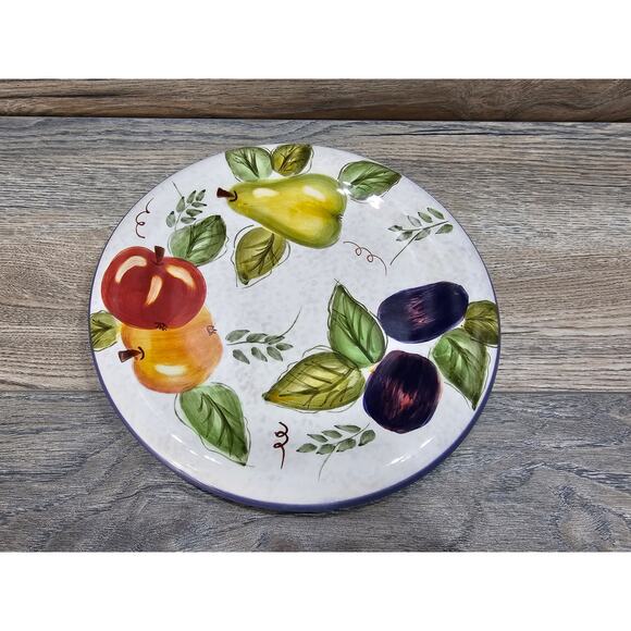 Oneida Vintage Fruit Hand Painted Salad Plate Discontinued Pattern - Picture 1 of 6